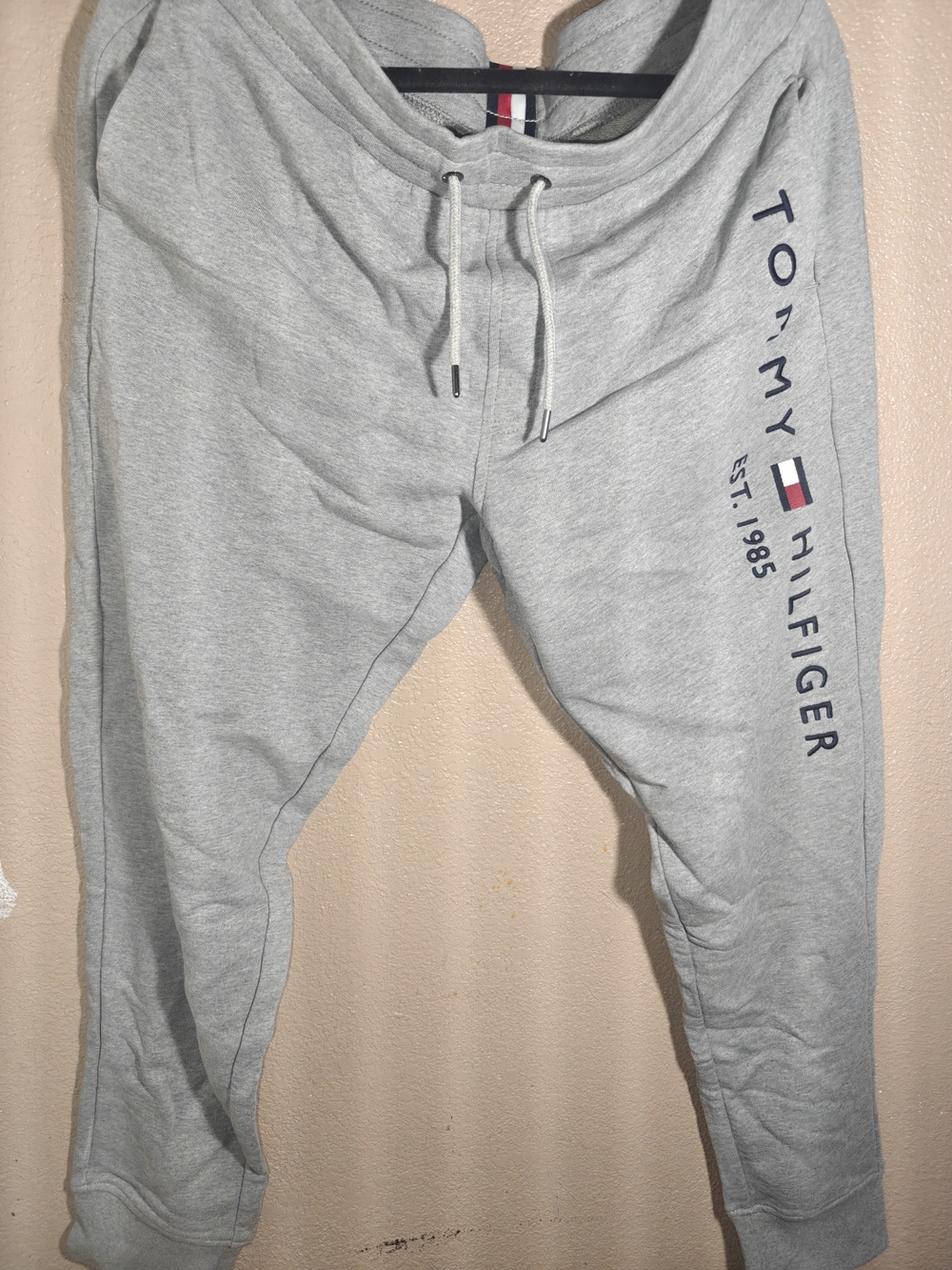 Tommy Hilfiger Light Gray Logo Joggers
